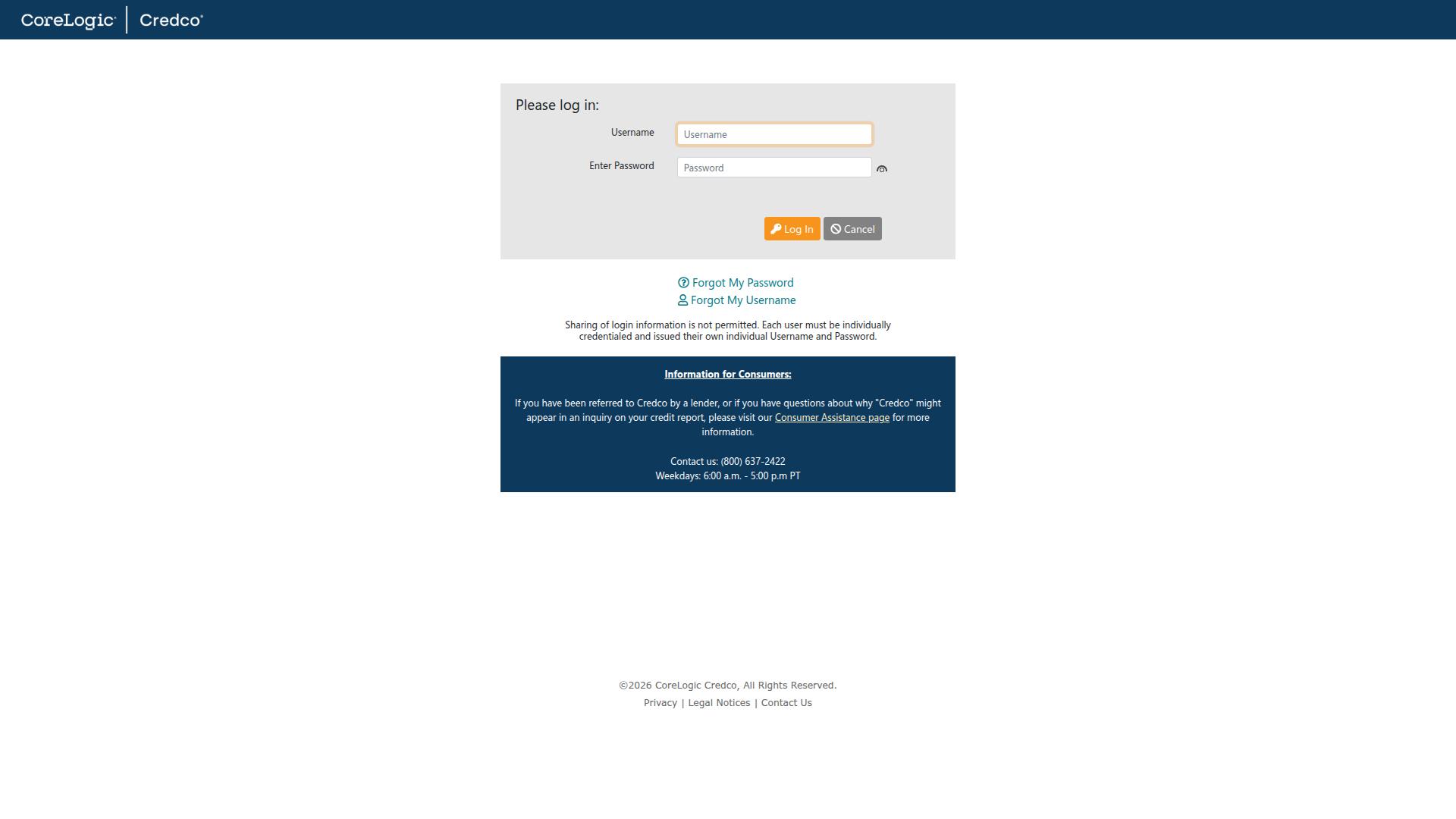 CoreLogic website